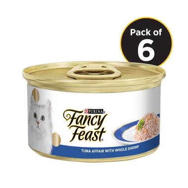 Fancy Feast Tuna Affair with Whole Shrimp Wet Cat Food