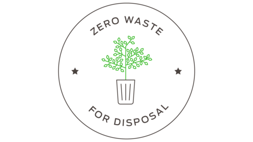 Zero waste for disposal